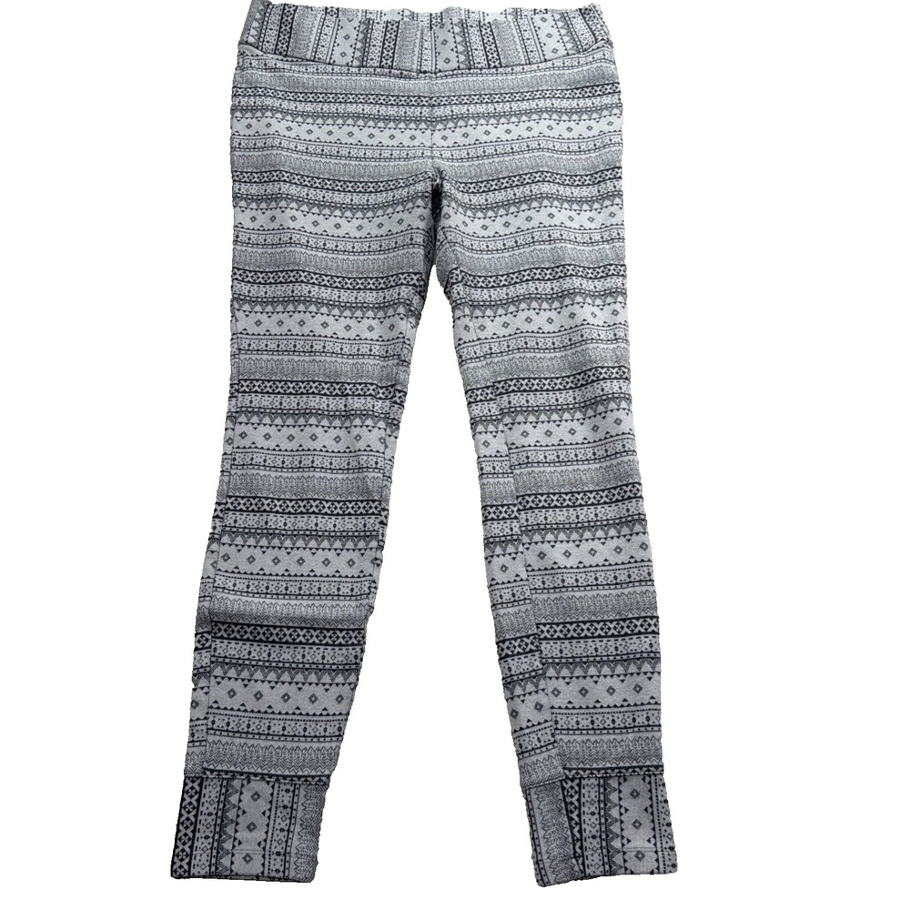 COLUMBIA Pants Women's XL Aspen Lodge Fair Isle Legging Nordic Winter Gray